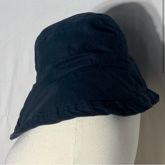 Scala Kapalua Black Floppy Bucket Hat Sun Hat - Picture 3 of 11